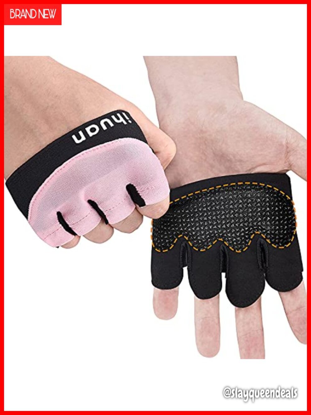 Weight Lifting Gym Workout Gloves Men Women - Half Finger Fitness Training